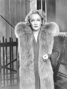 Umelecká fotografie Marlene Dietrich, (30 x 40 cm)