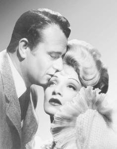 Umelecká fotografie John Wayne And Marlene Dietrich, The Spoilers 1942 Directed By Ray Enright, (30 x 40 cm)
