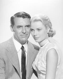 Umelecká fotografie Cary Grant And Grace Kelly, To Catch A Thief 1955 Directed Byalfred Hitchcock, (30 x 40 cm)