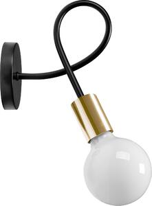 Toolight - Nástenná lampa 1xE27 60W APP516-1W, čierna, OSW-00073