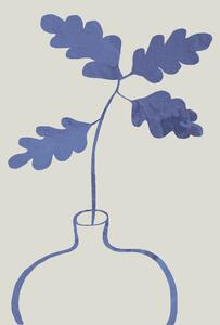 Ilustrácia Blue Oak Plant, Pictufy Studio, (26.7 x 40 cm)