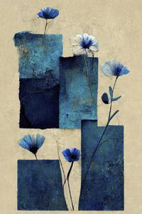 Ilustrácia Blocks And Flowers, Treechild, (26.7 x 40 cm)