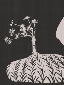 Ilustrácia Plump Vase With Slender Flowers, Little Dean, (30 x 40 cm)