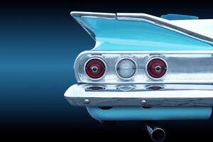 Umelecká fotografie US classic car impala convertible 1960, Beate Gube, (40 x 30 cm)