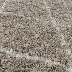 Jutex Kusový koberec Alvor Shaggy 3401 béžový, Rozmery 1.20 x 1.70