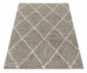 Jutex Kusový koberec Alvor Shaggy 3401 béžový, Rozmery 1.20 x 1.70
