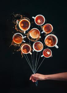 Umelecká fotografie Coffee Balloons, Dina Belenko, (30 x 40 cm)