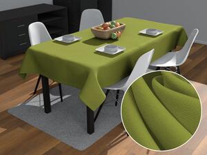 Biante Dekoračný obdĺžnikový obrus Rongo RG-095 Olivovo zelený 50x100 cm