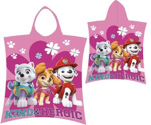 Detské pončo Paw Patrol Pink
