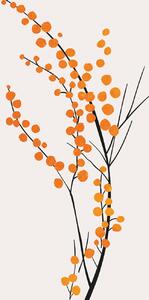 Ilustrácia Wild Berries, Kubistika, (26.7 x 40 cm)