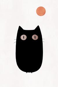 Ilustrácia The Cat, Kubistika, (26.7 x 40 cm)