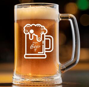 Dekorant Pivný polliter pre otecka PAPA BEER