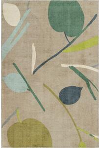 Vlnený kusový koberec Oxalis 25 507 béžový, Rozmery 1.20 x 1.80