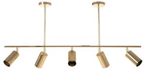 Toolight - Elegantné stropné svietidlo 5xGU10 APP210-3CPR, zlatá, OSW-03401