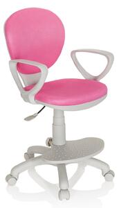 OTOČNÁ STOLIČKA PRE MLÁDEŽ, sivá, pink MID.YOU - Online Only detský nábytok, Online Only