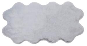 UMELÁ KOŽUŠINA, 90/160 cm, strieborná - Koberce