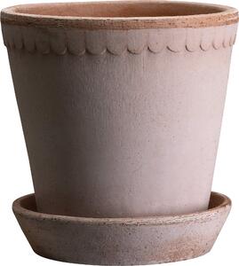 Malý kvetináč Helena s podstavcom 12 cm ružový