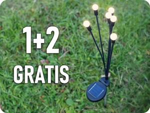 TelForceOne Solárna lampa SUNARI LED FLS-87 solárne svetlušky, 6x3000K, 1+2 zadarmo! [RTV100491]