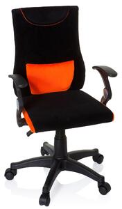 OTOČNÁ STOLIČKA PRE MLÁDEŽ, oranžová, čierna MID.YOU - Online Only detský nábytok, Online Only