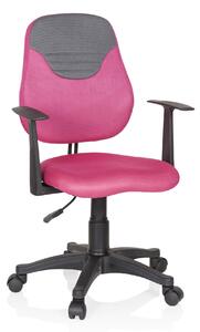 OTOČNÁ STOLIČKA PRE MLÁDEŽ, sivá, pink MID.YOU - Online Only detský nábytok, Online Only