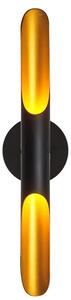 Toolight - Nástenná lampa Tube 60cm 1xE27 APP299-1W, čierna-zlatá, OSW-00856