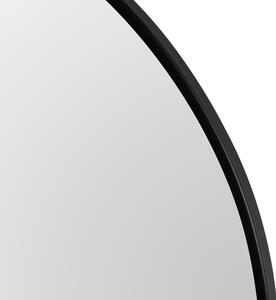 Tutumi, okrúhle zrkadlo s tenkým rámom 50 cm MR18-20500, čierna, HOM-03687