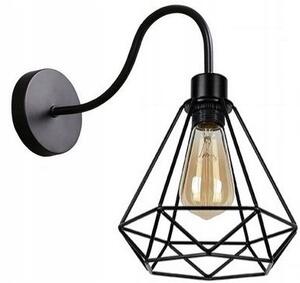 Toolight - Nástenná lampa Reno 1xE27 180986C, čierna, OSW-00014