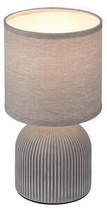 Brilo - Stolová lampa INO 1xE14/10W/230V sivá