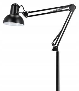 Stojacia lampa 1xE27/40W/230V čierna