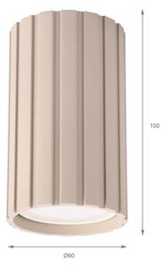 Brilagi - Bodové svietidlo CRISPINA 1xGU10/10W/230V 10 cm béžová