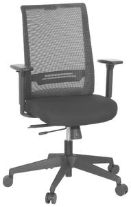 OTOČNÁ STOLIČKA, sieťovina, plochá tkanina, čierna MID.YOU - Online Only kancelárie, Online Only