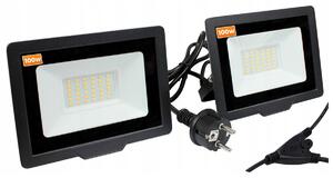 LED reflektor 2x 100W pre statívy 6000k 14000lm + 1,5m kábel