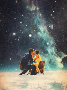 Ilustrácia Take You To the Stars for a Second Date, Frank Moth, (30 x 40 cm)