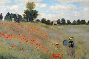 Plagát, Obraz - Claude Monet - Poppies, (91.5 x 61 cm)