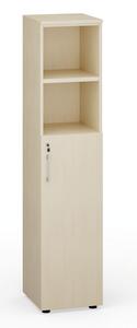Kombinovaná kancelárska skriňa PRIMO 2023, dvere na 3 poschodia, 1781 x 400 x 420 mm, breza