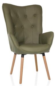 KRESLO UŠIAK, textil, zelená MID.YOU - Kreslá, Online Only