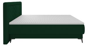 KONDELA Boxspringová posteľ, 180x200, zelená, OPTIMA A