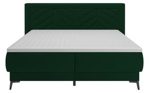 KONDELA Boxspringová posteľ, 180x200, zelená, OPTIMA A