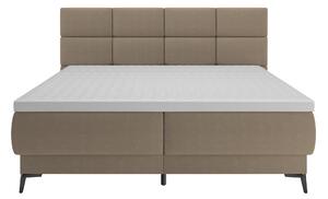 KONDELA Boxspringová posteľ, 160x200, béžová, OPTIMA B