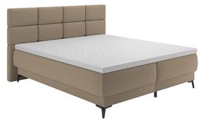 KONDELA Boxspringová posteľ, 180x200, béžová, OPTIMA B