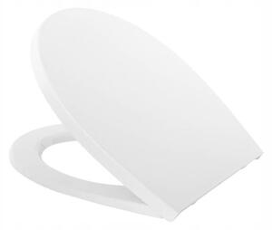Cersanit DELFI - závesná wc misa + antibakteriálne sedátko z duroplastu, biela, K97-133