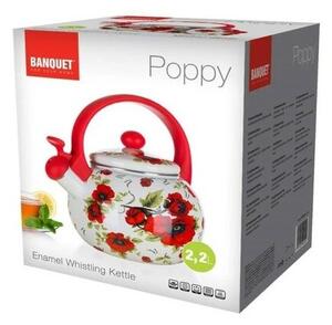 Banquet Čajník smalt Poppy, 2,2 l
