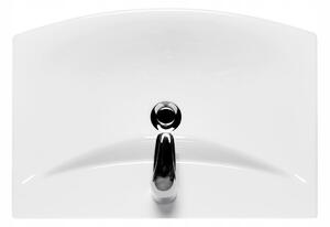 Cersanit CARINA - závesné umývadlo 55x40cm, biela, K31-005