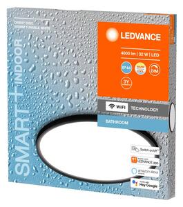 LEDVANCE ORBIS DISC kúpeľňové stropné svietidlo IP44, priem.500mm, WIFI stmievateľné + teplota farby, 4000lm, 32W, čierna