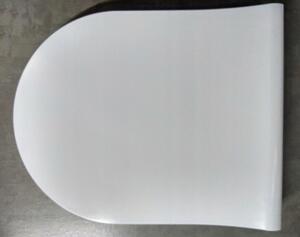Cersanit City Oval, antibakteriálne SLIM toaletné sedátko z duroplastu, biela, K98-0146