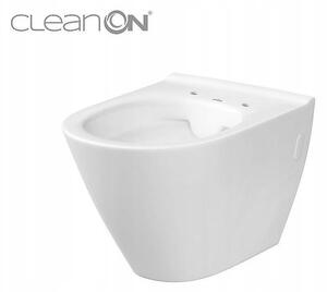 Cersanit City Oval CleaOn, závesná wc misa bez sedátka, biela, K35-025