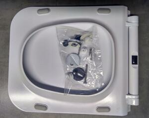 Cersanit Como, antibakteriálne toaletné sedátko z duroplastu, biela, K98-0143