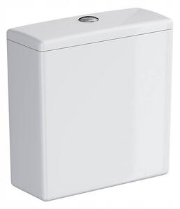 Cersanit Crea Clean On, oválna kombi misa vrátane Slim sedátka z duroplastu, biela, K114-023