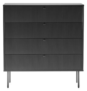 KOMODA, čierna, 90/95/40 cm MID.YOU - Komody, Online Only