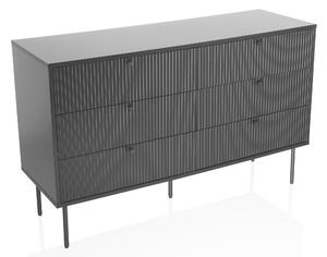 KOMODA, čierna, 120/40/75 cm MID.YOU - Komody, Online Only